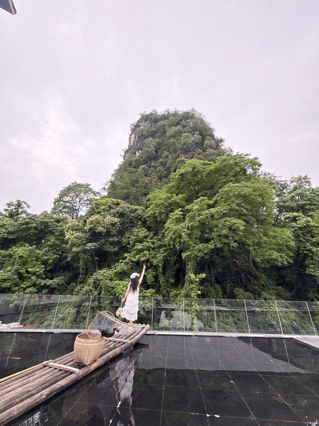喺酒店就可以睇晒陽朔嘅山水