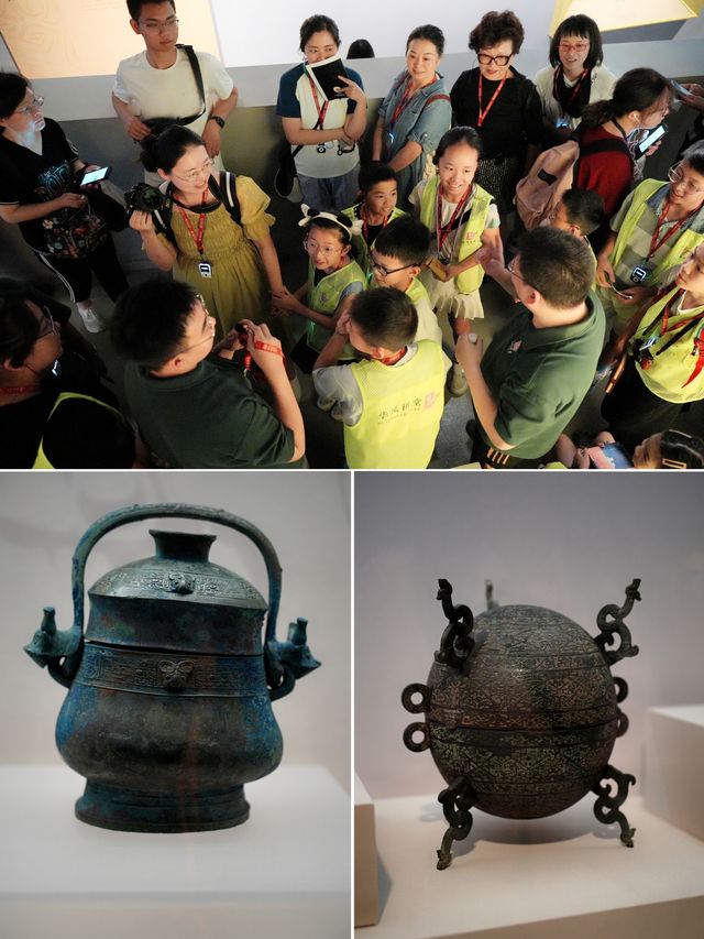 成都博物館，藍色青銅器特展，一定要嚟睇呀～
