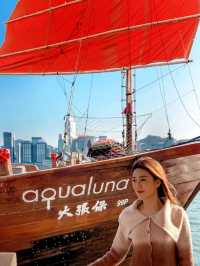 Hong Kong♡Victoria Harbour AquaLuna Ship🌹