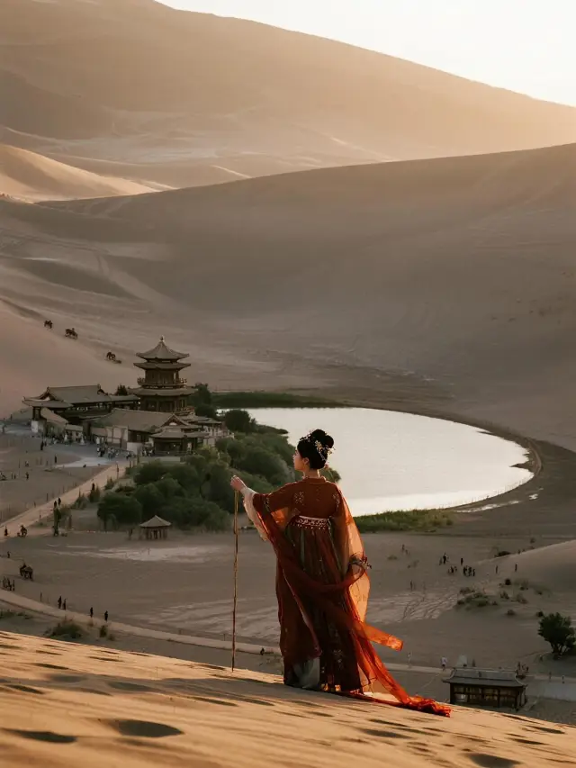 沙漠奇觀｜鳴沙山月牙泉親子指南，帶娃聆聽沙鳴的神秘之音