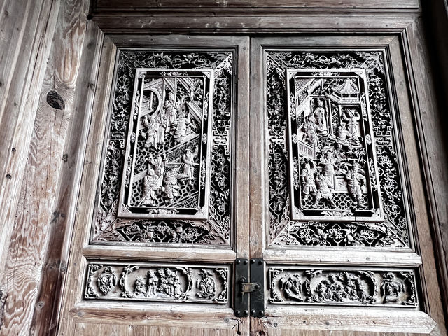 探秘黃山八面廳雕刻 探秘黃山八面廳雕刻