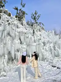 長白山免費拍照勝地|驚艷南方人的冰瀑布