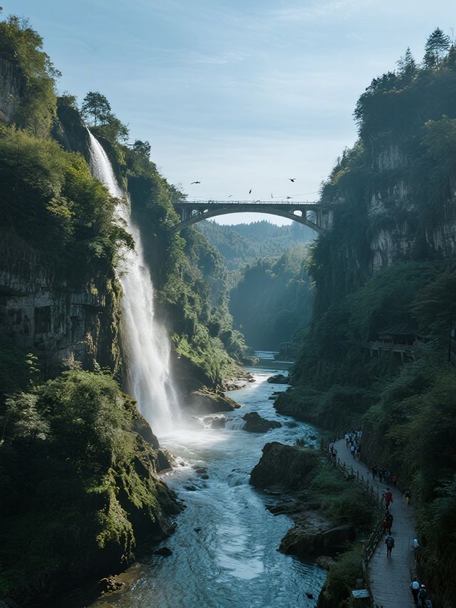 冬日馬嶺河帶娃探秘地球最美裂縫