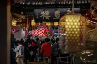 非遺魚燈銜著月光，游進了豫園的夢裡