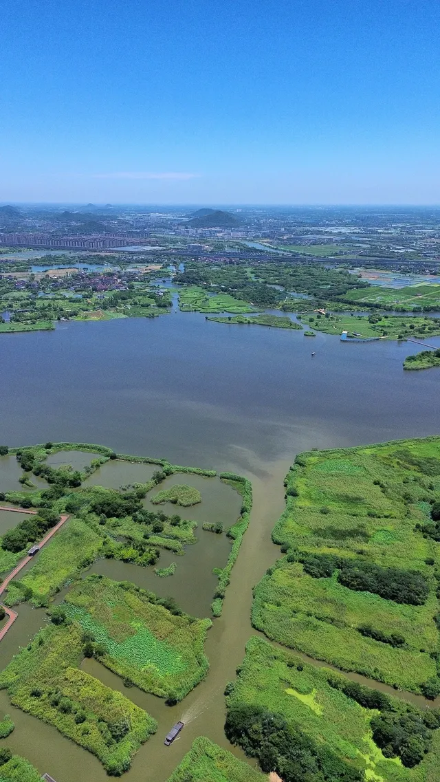航拍——德清下渚湖 航拍——德清下渚湖