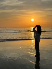 裸辭旅行第二站|被北海的晚霞狠狠治癒