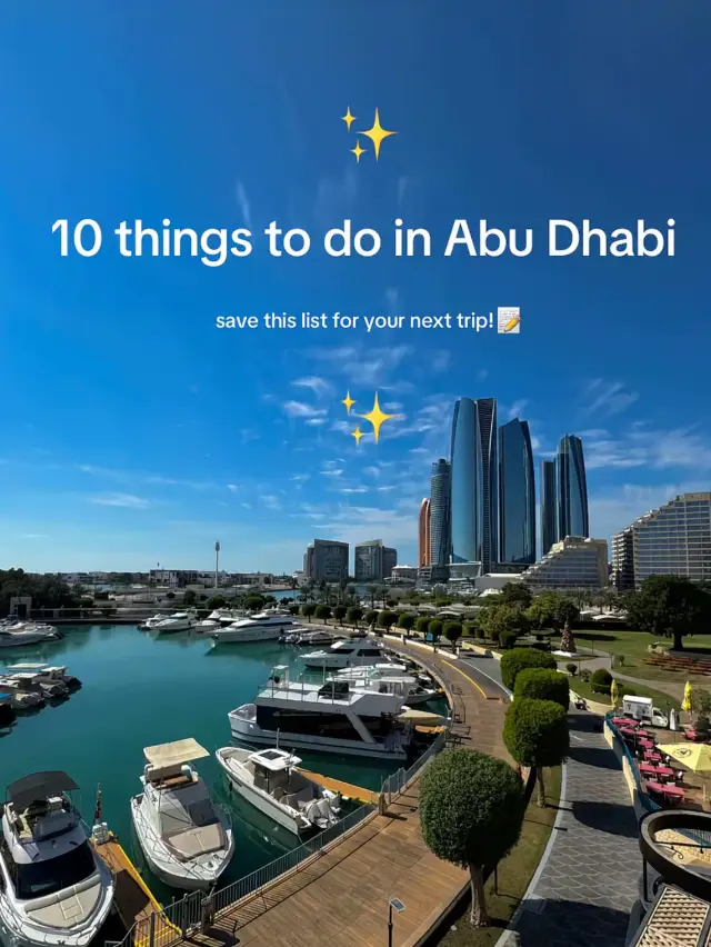Abu Dhabi tour 🏙️ 