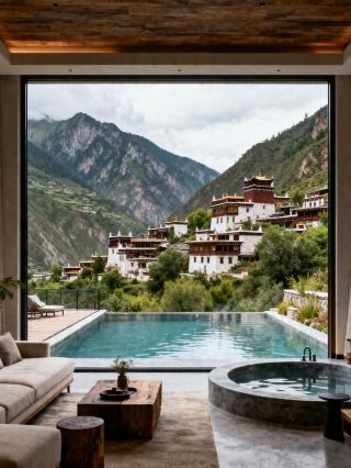 住丹巴藏寨酒店，帶娃感受東女國千年底蘊