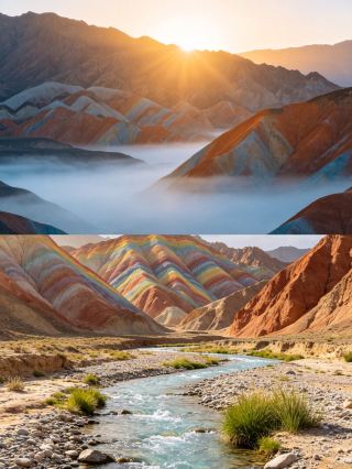 Untouched Secret Realm! Dulan Star Valley Rainbow Danxia, Avoid the Crowds at Qinghai's Top Scenic Spot