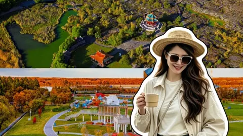 Berbagi rute berkendara sendiri di sepanjang G331 Heihe Autumn Wuhua Mountain. — traveler post in Heihe