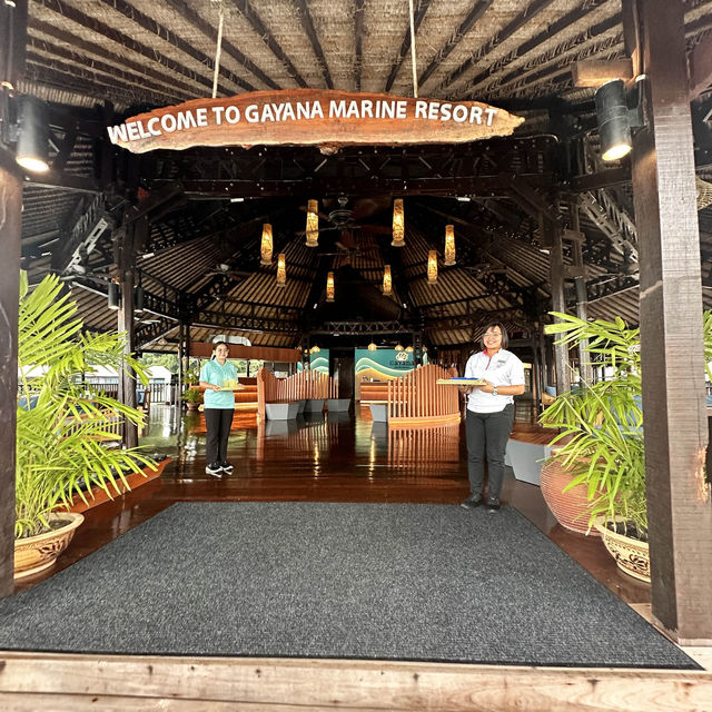 Water bungalows in Sabah