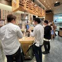 Get fresh fish at this Standing Sushi Bar!