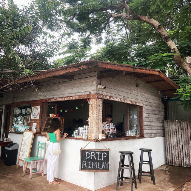 ที่นี่หัวหินกับกาแฟ Slow Bar : Drip rim lay