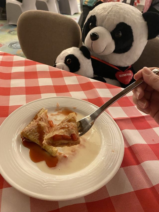 超可愛熊貓🐼陪你食下午茶自助餐🥰