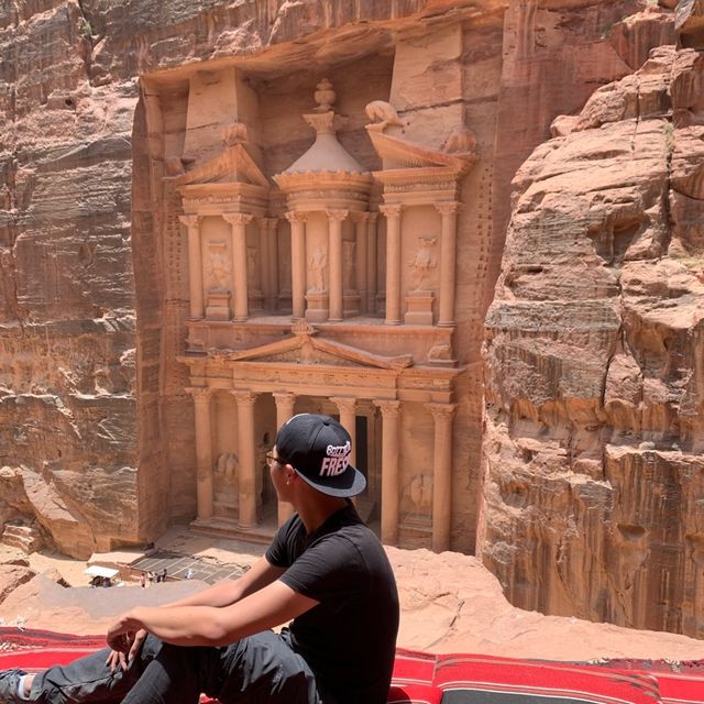 Red Columns at The Treasury 🇯🇴😍