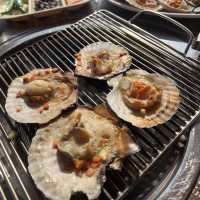 【韓国旅行】釜山／海雲台の海を眺めながら貝焼きを楽しむ🌊✨
