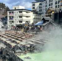 Hot Spring at Kusatsu Onsen Town
