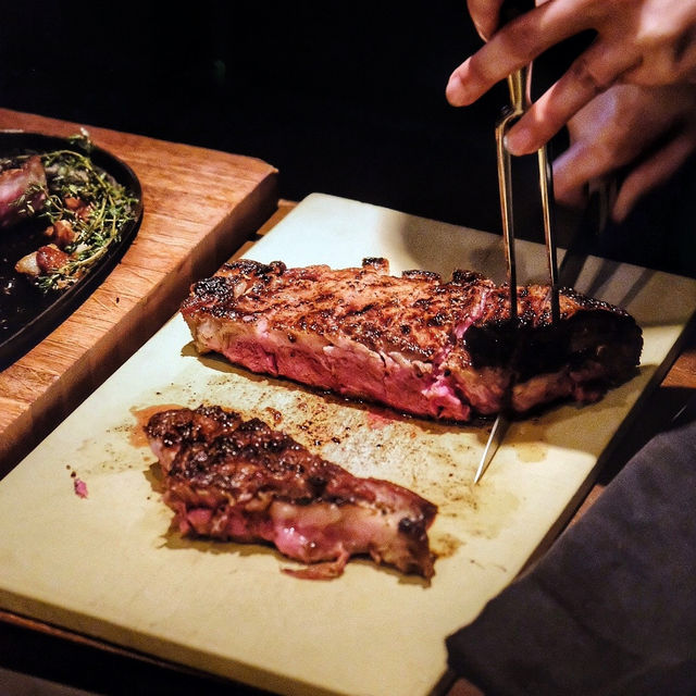 Steak by Wolfgang Puck!