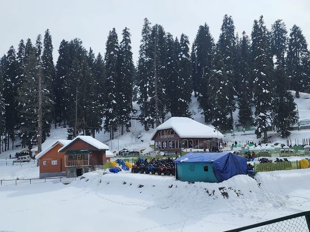 Winter wonderland at Gulmarg India 