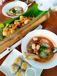 Seafood in Bamboo @ Hatyai Thailand 