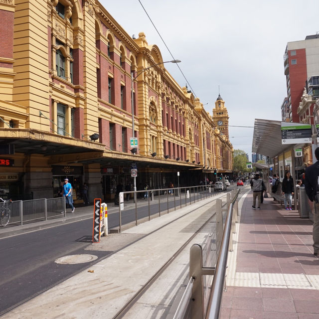 Iconic transportation hub in Melbourne