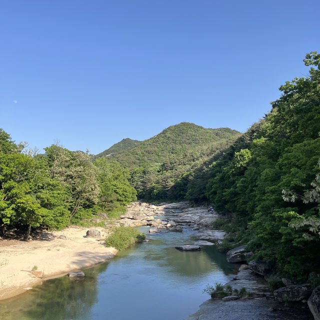 충북 괴산 화양계곡 안전한 물놀이 데이트 추천해요