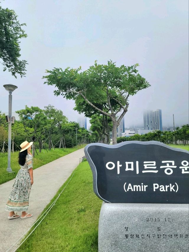 수국꽃길 만발한 힐링 휴식공간 아미르공원💜