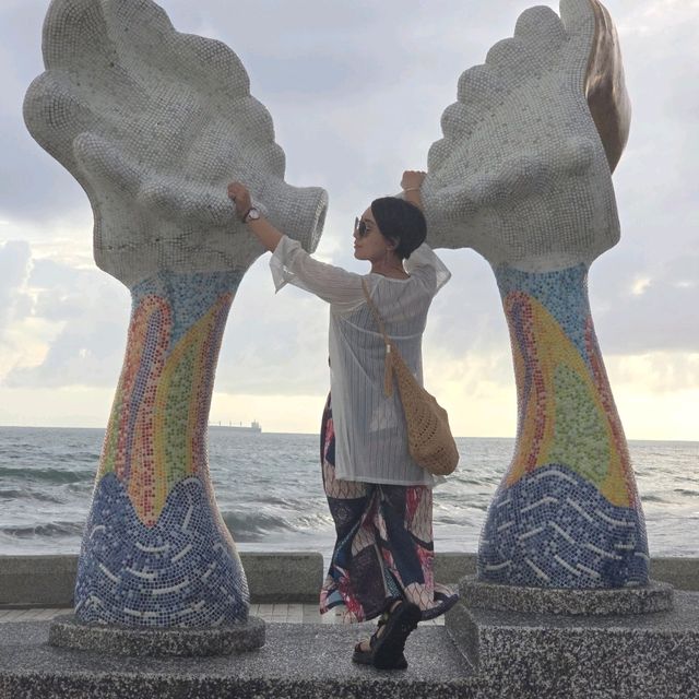 高雄必去的鹽呈區順路坐船去個旗津