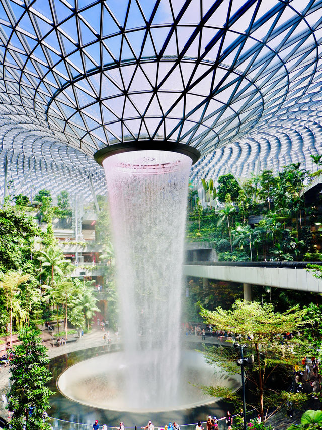 World’s Tallest Indoor Waterfall 🇸🇬✨ 