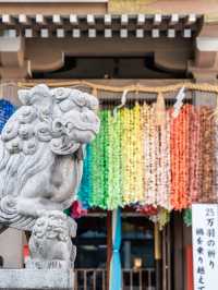 【福井県】福井駅から徒歩約7分！カラフルな折り鶴が迎えてくれる佐佳枝廼社