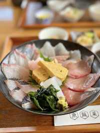 【長崎グルメ】その日の旬の魚を使った海鮮丼と最高のロケーション✨️