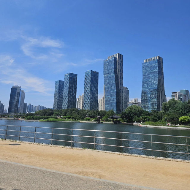 【韓国】空気が綺麗で穏やかなソンドのセントラルパーク⛵️