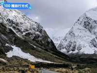 紐西蘭南島-公路旅行遇到雪：Crown Range Summit