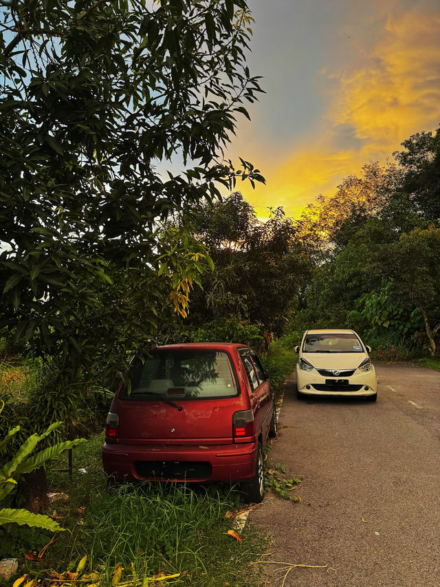Capture Sunset in a beautiful village 🌆🌅