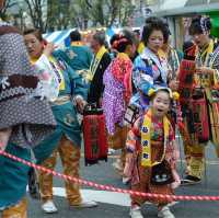 Largest festival in Saitama Japan 