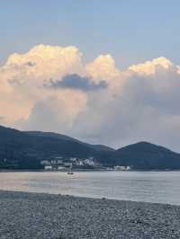 마음이 몽글몽글☁️해지는 통영 흑진주몽돌해수욕장🪨⛱️🏖️