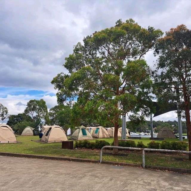 Waterfront campground, Cockatoo Island