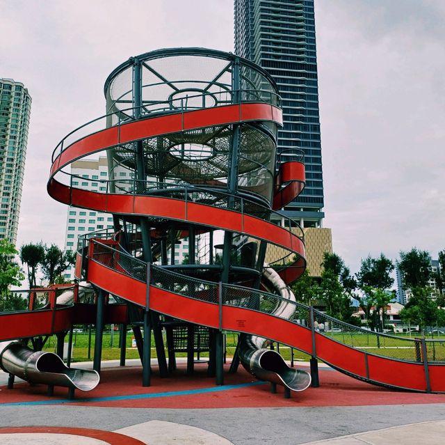 馬來西亞檳城喬治城新地標海濱公園景點:Gurney Bay Park，適合拍照📸打卡親子遊