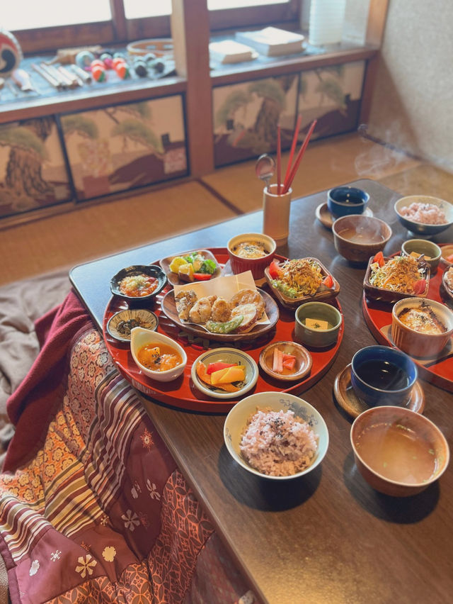 【奈良/生駒】冬の最高⛄️✨こたつでランチ🥰
