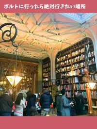 【ポルト女子旅】ハリーポッターの世界みたい！100年以上続く重厚内装の書店！