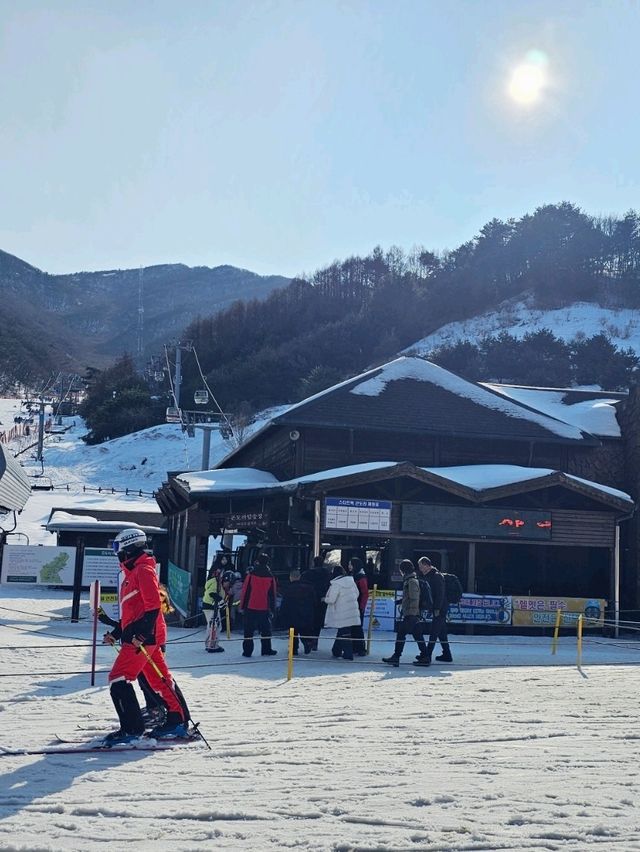 겨울여행은 역시 무주스키장!