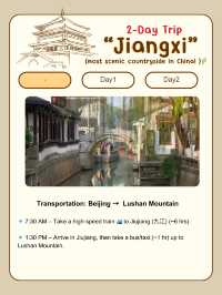 2-Day Trip to Jiangsi, China