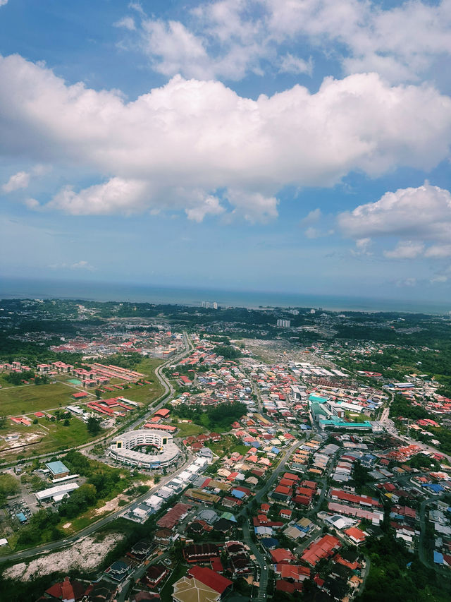 Miri from Above: A City of Heritage & Progress!