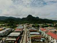 A Mesmerizing Aerial View of Tasik Biru, Bau