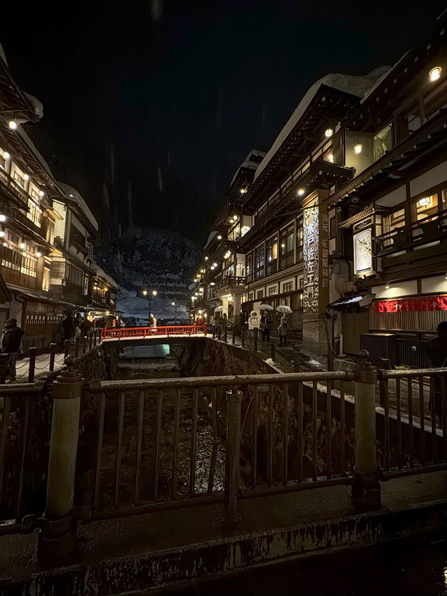 A Winter Wonderland at Ginzan Onsen