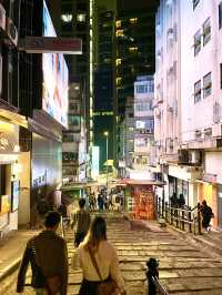 화려한 🇭🇰홍콩 센트럴의 🎆🌃밤거리