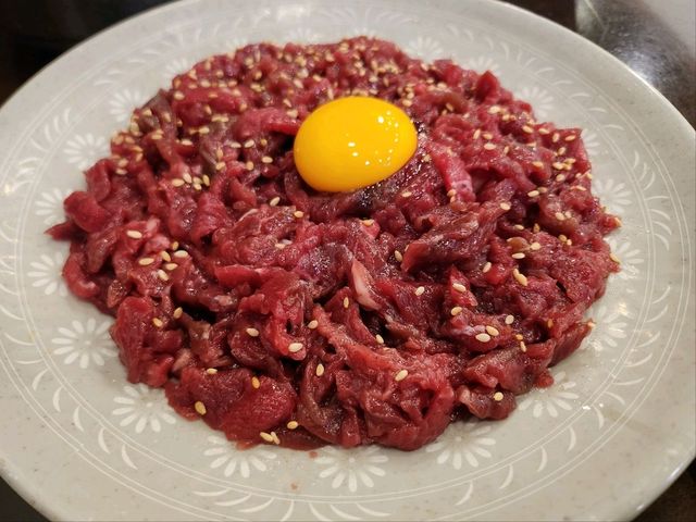🇰🇷한국 광장시장 미슐랭가이드 맛집💛부촌육회💛