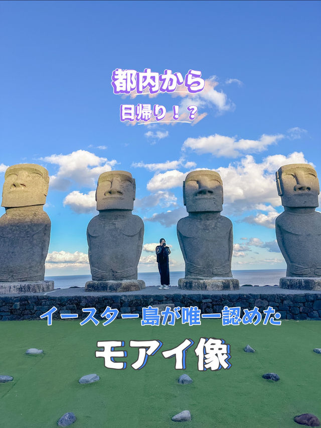 都内から日帰りで行ける！イースター島が世界で唯一認めた【モアイ像】