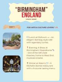 Birmingham itinerary 