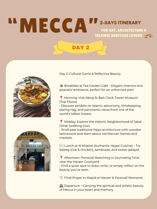 Mecca 2-days itinerary 